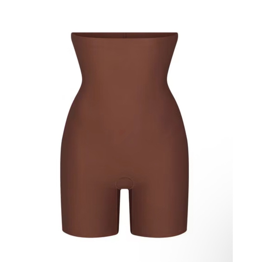 SKIMS Core Control High-Waisted Short Jasper Brown Shapewear Size S